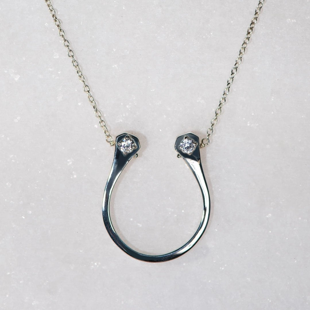 Charmed Horseshoe Necklace