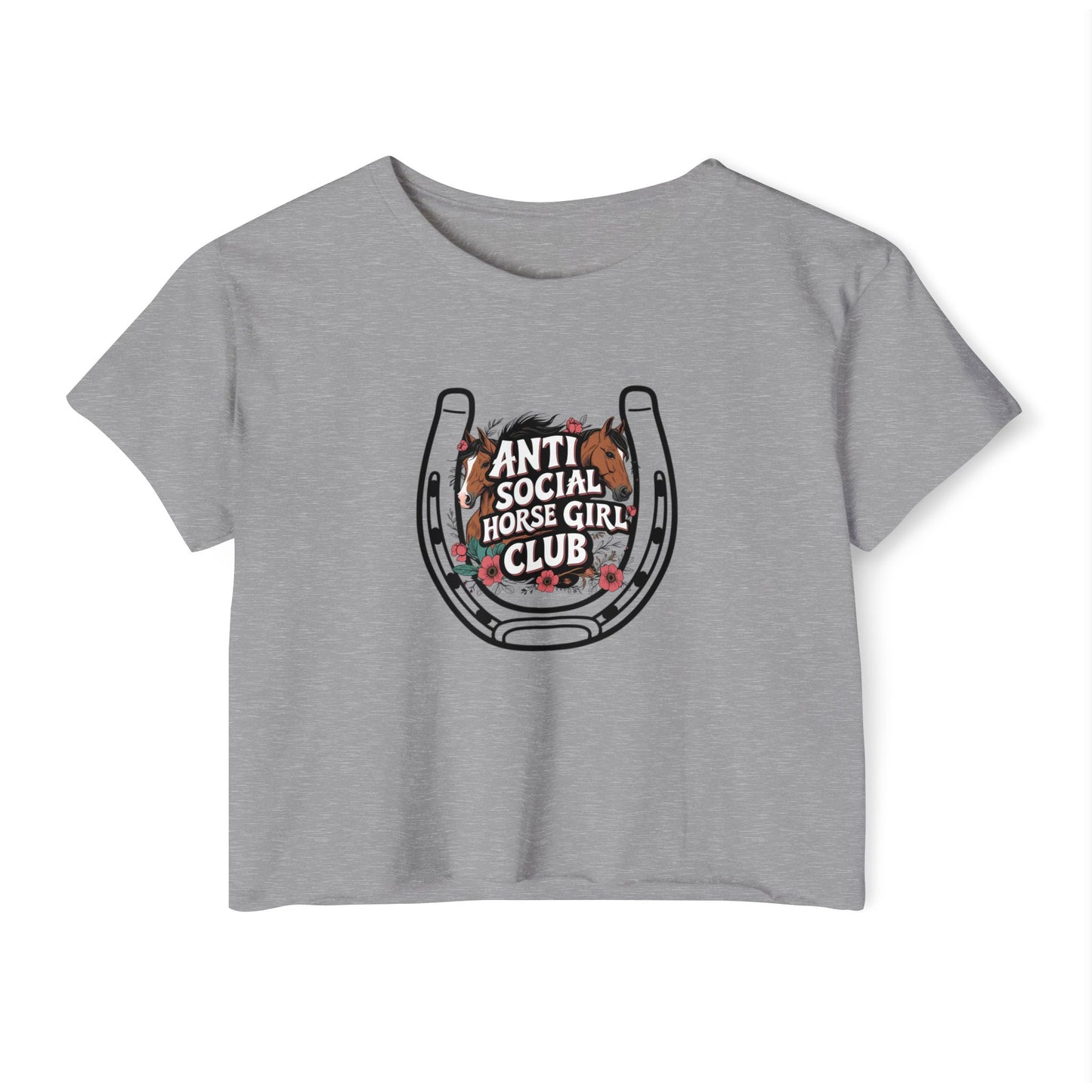 Anti Social Horse Girl Club Crop Top