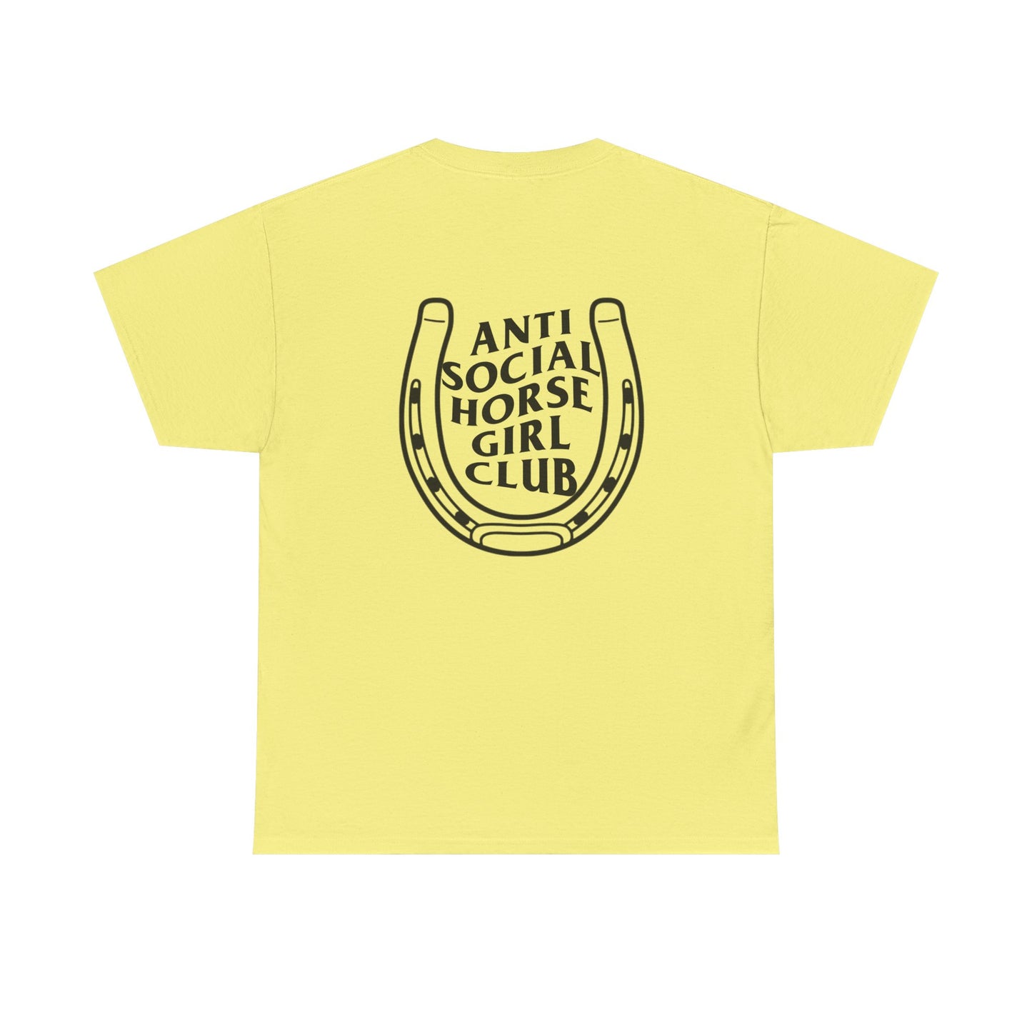 Anti Social Horse Club Unisex Heavy Cotton Tee |