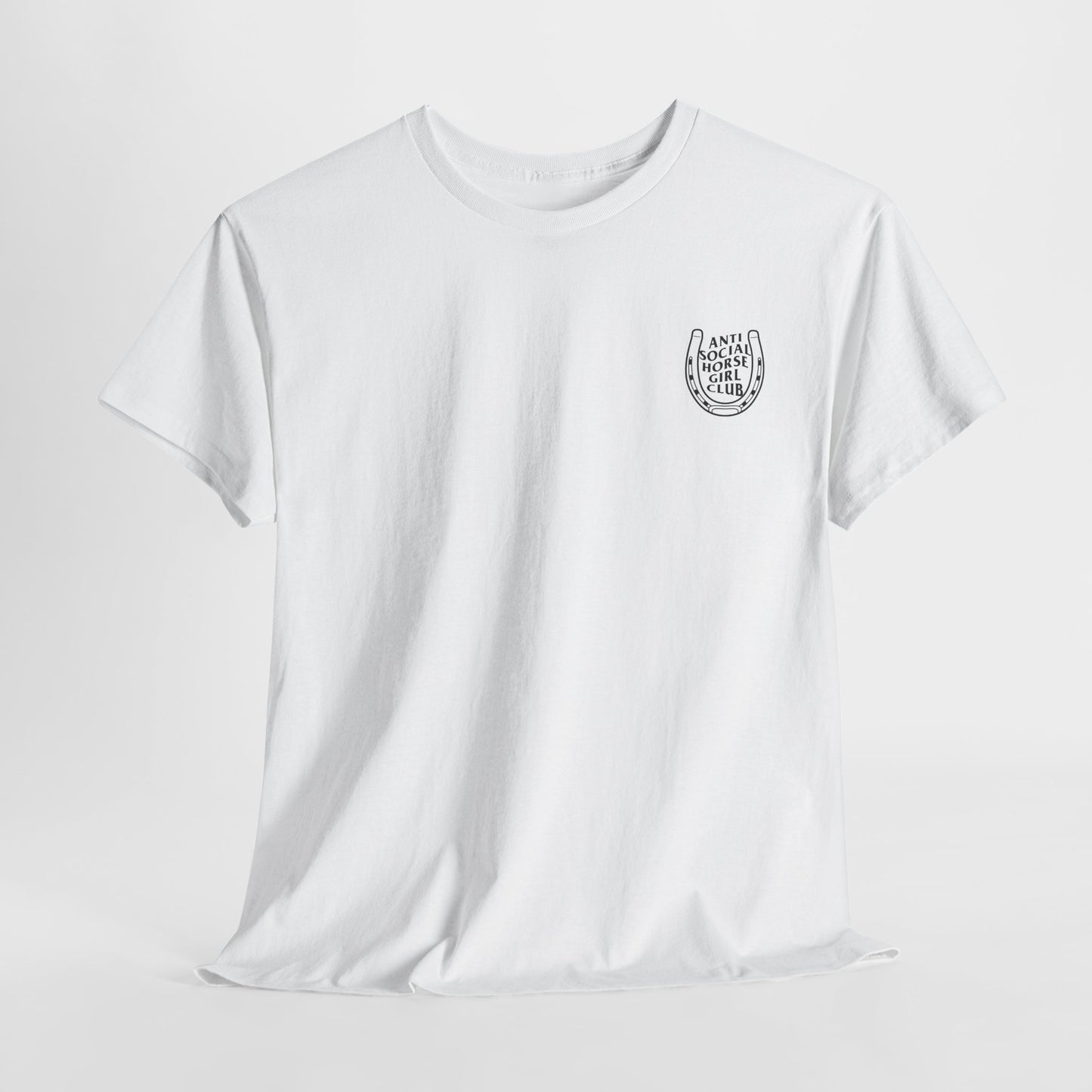 Anti Social Horse Club Unisex Heavy Cotton Tee |
