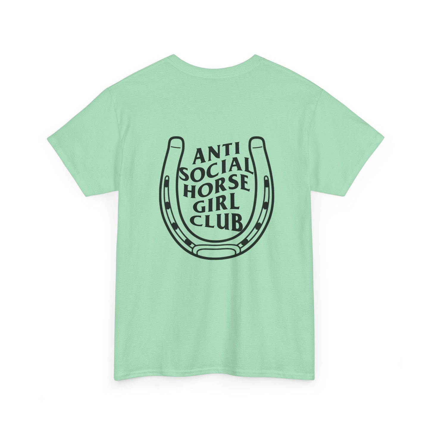 Anti Social Horse Club Unisex Heavy Cotton Tee |