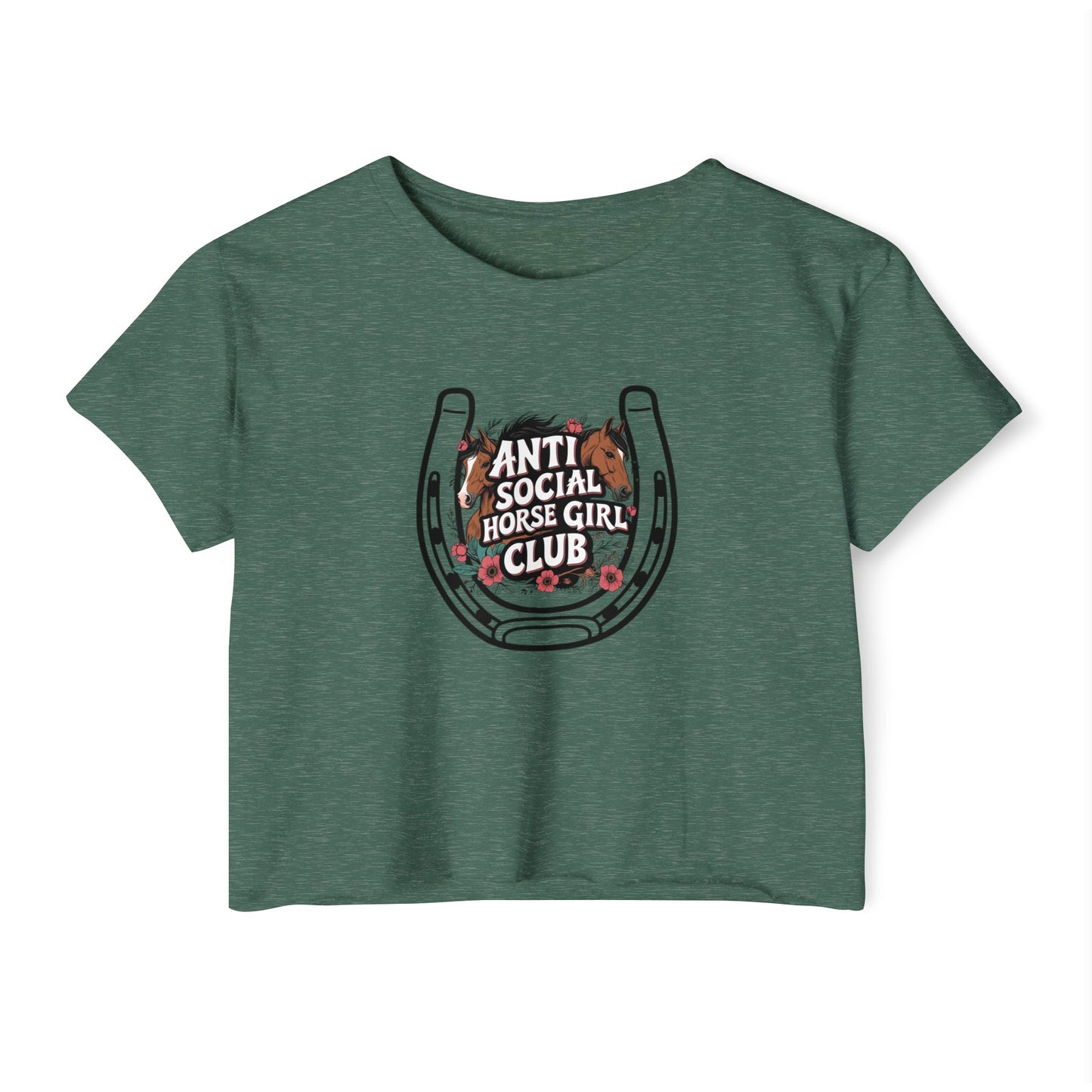 Anti Social Horse Girl Club Crop Top