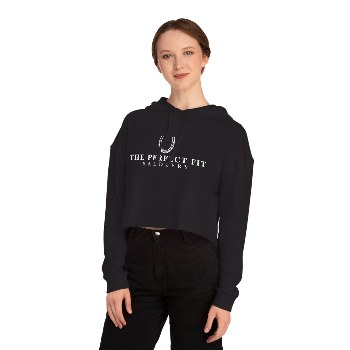 TPFS Cropped Hooded Sweatshirt