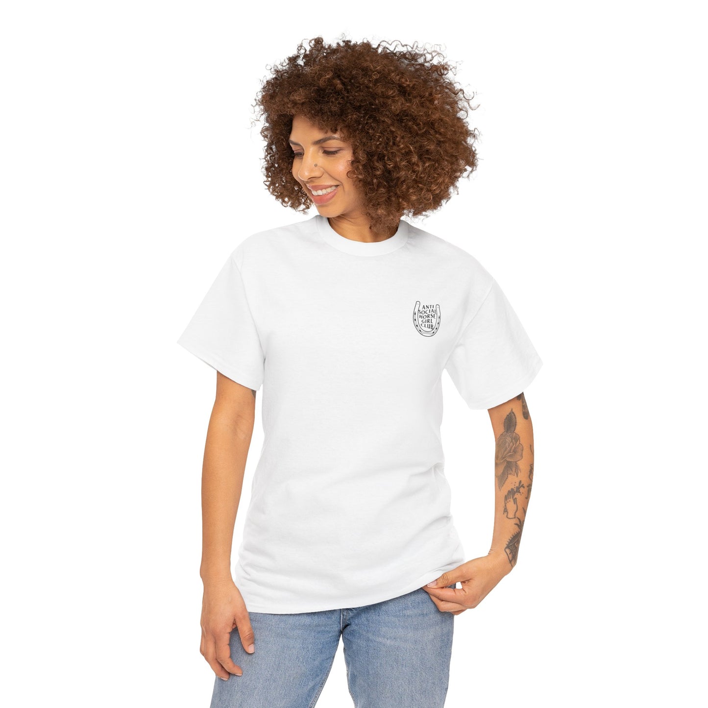 Anti Social Horse Club Unisex Heavy Cotton Tee |