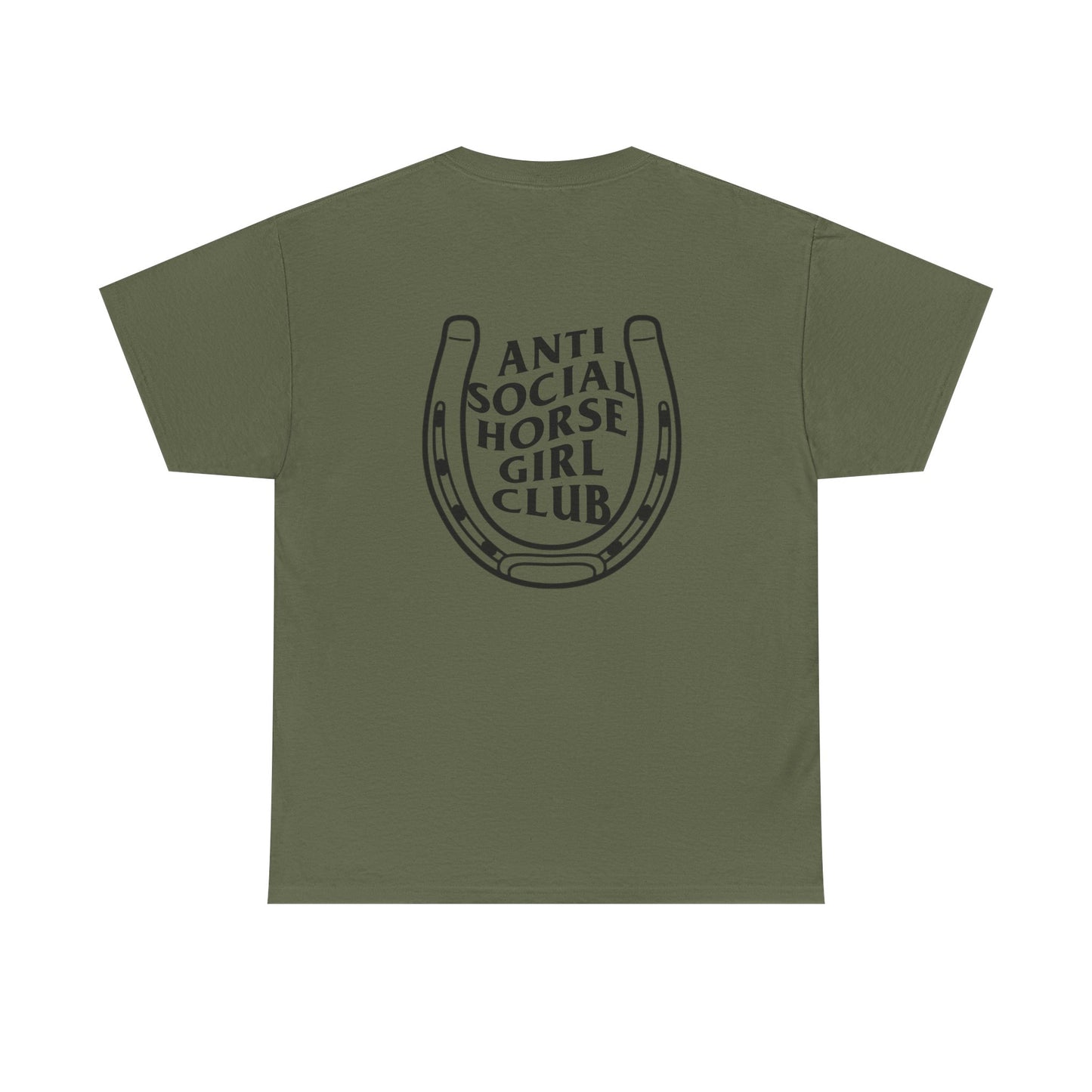 Anti Social Horse Club Unisex Heavy Cotton Tee |