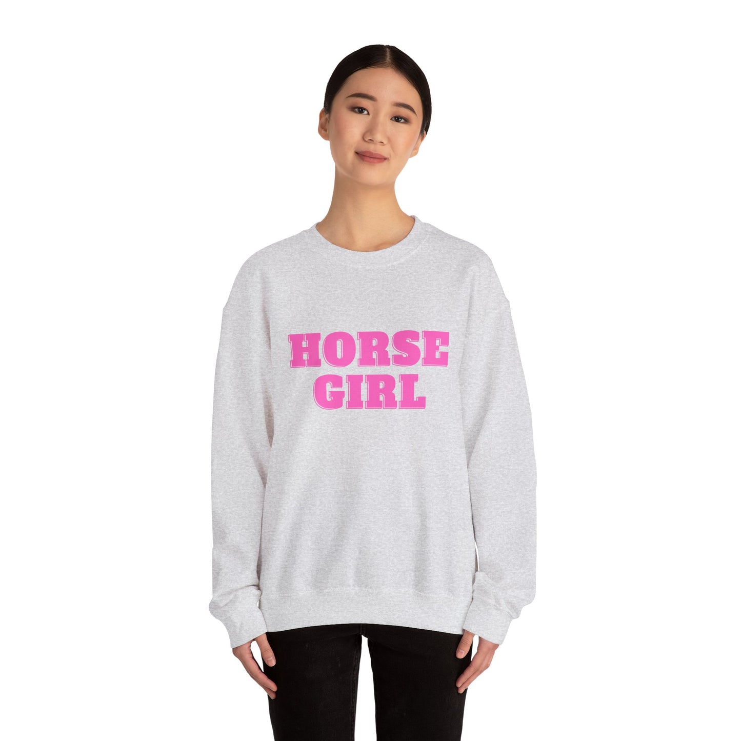 Horse Girl Unisex Heavy Blend™ Crewneck Sweatshirt
