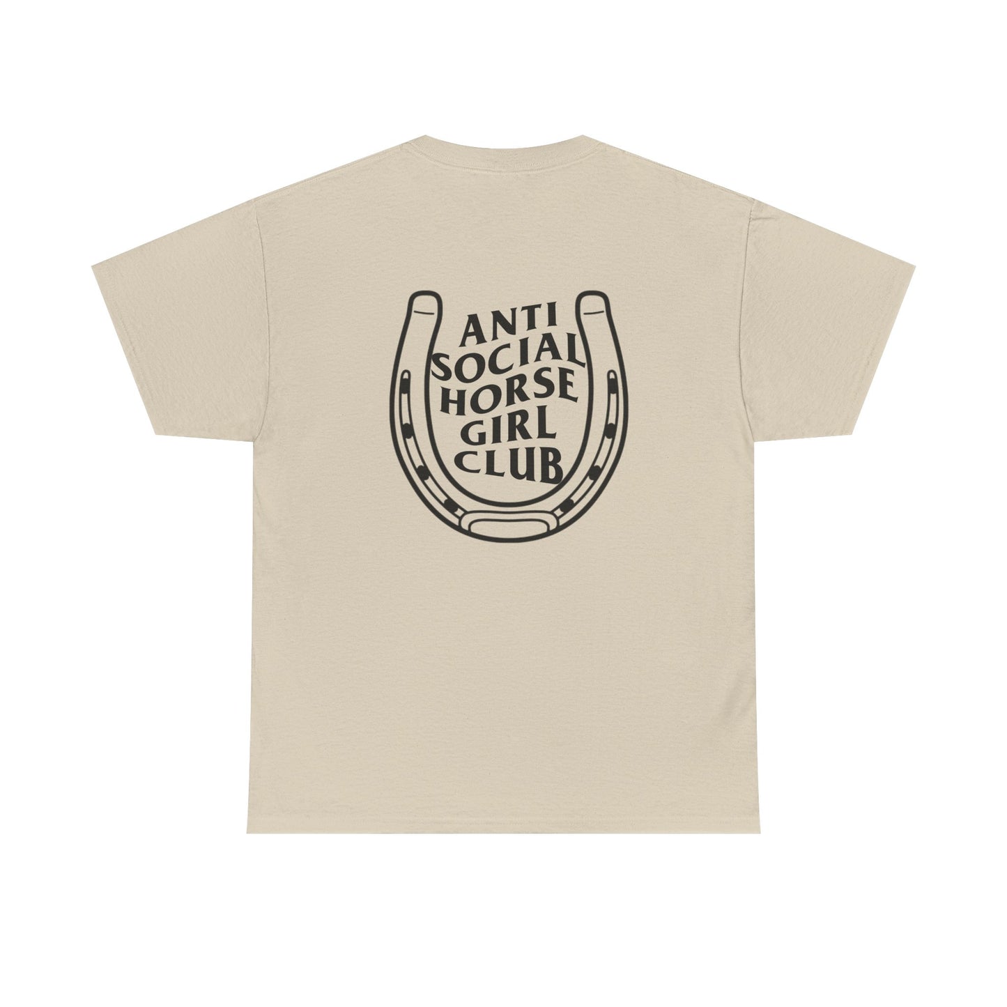 Anti Social Horse Club Unisex Heavy Cotton Tee |