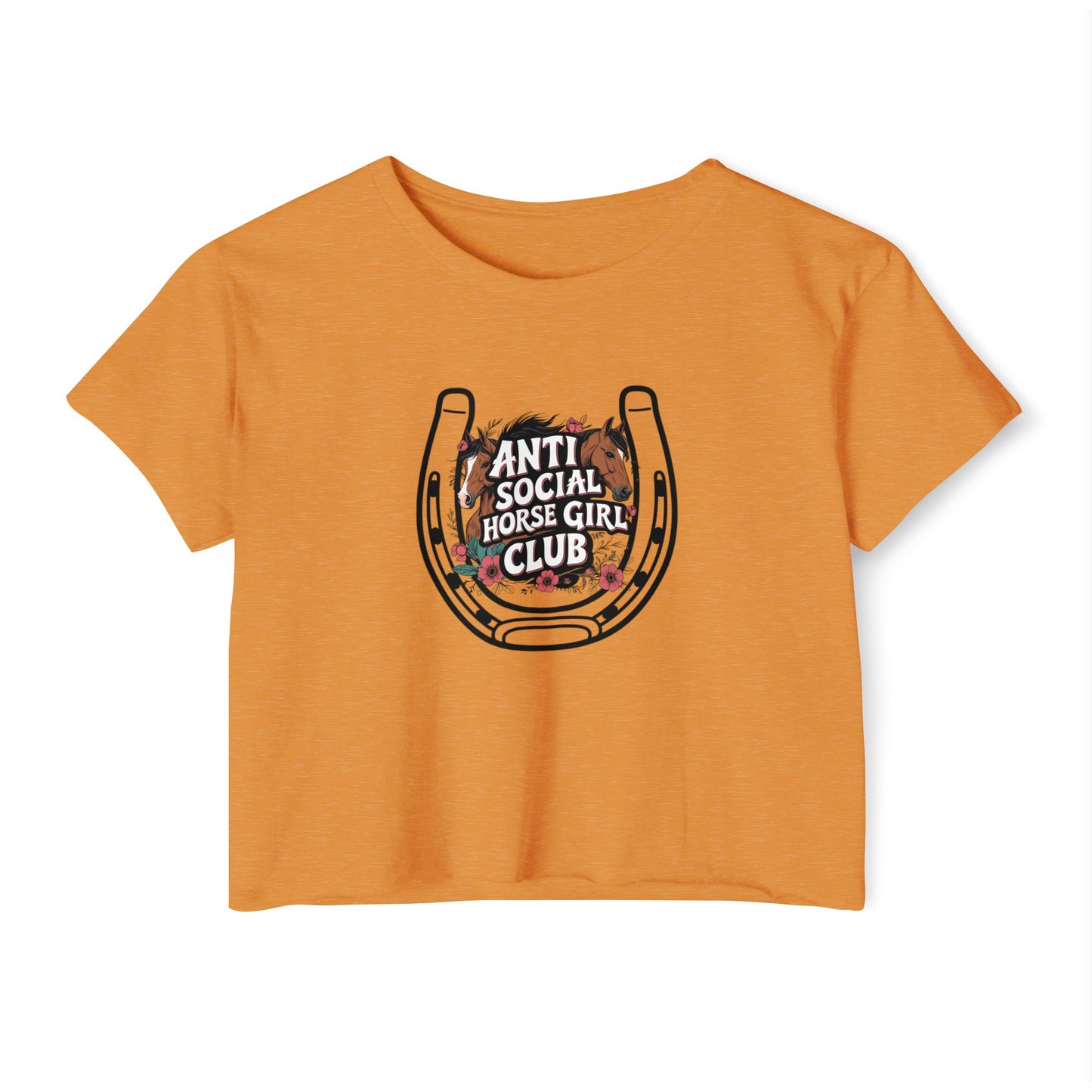 Anti Social Horse Girl Club Crop Top