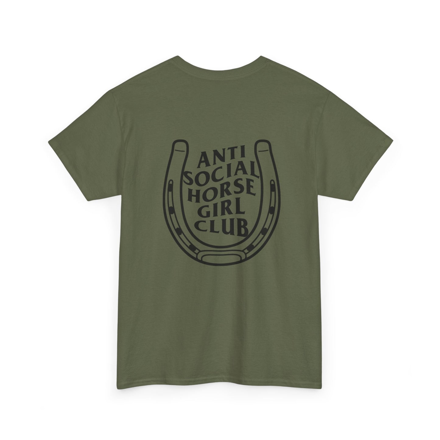 Anti Social Horse Club Unisex Heavy Cotton Tee |