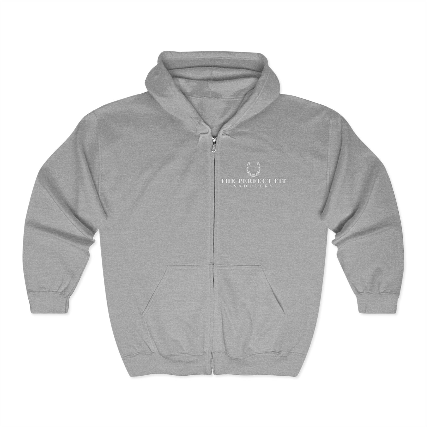 The Perfect Fit Saddlery zip up hoodie