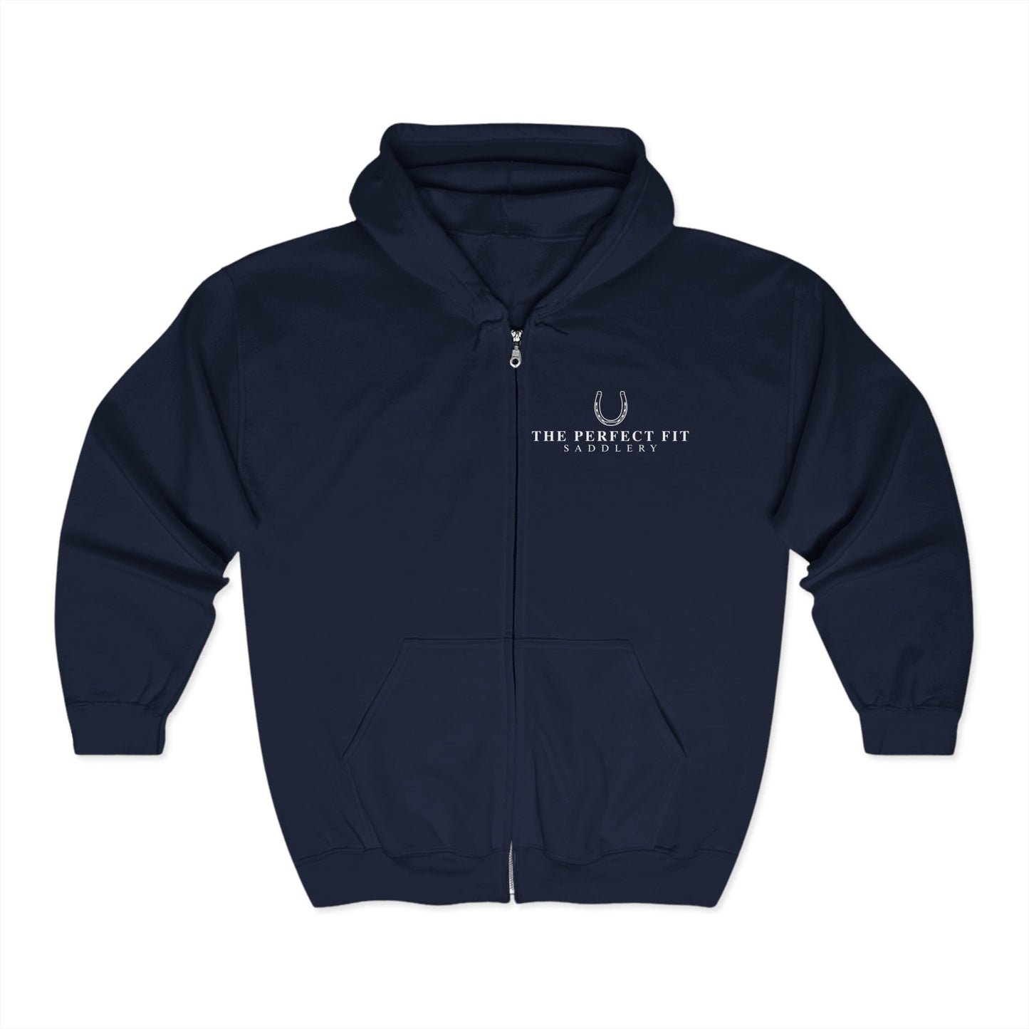 The Perfect Fit Saddlery zip up hoodie