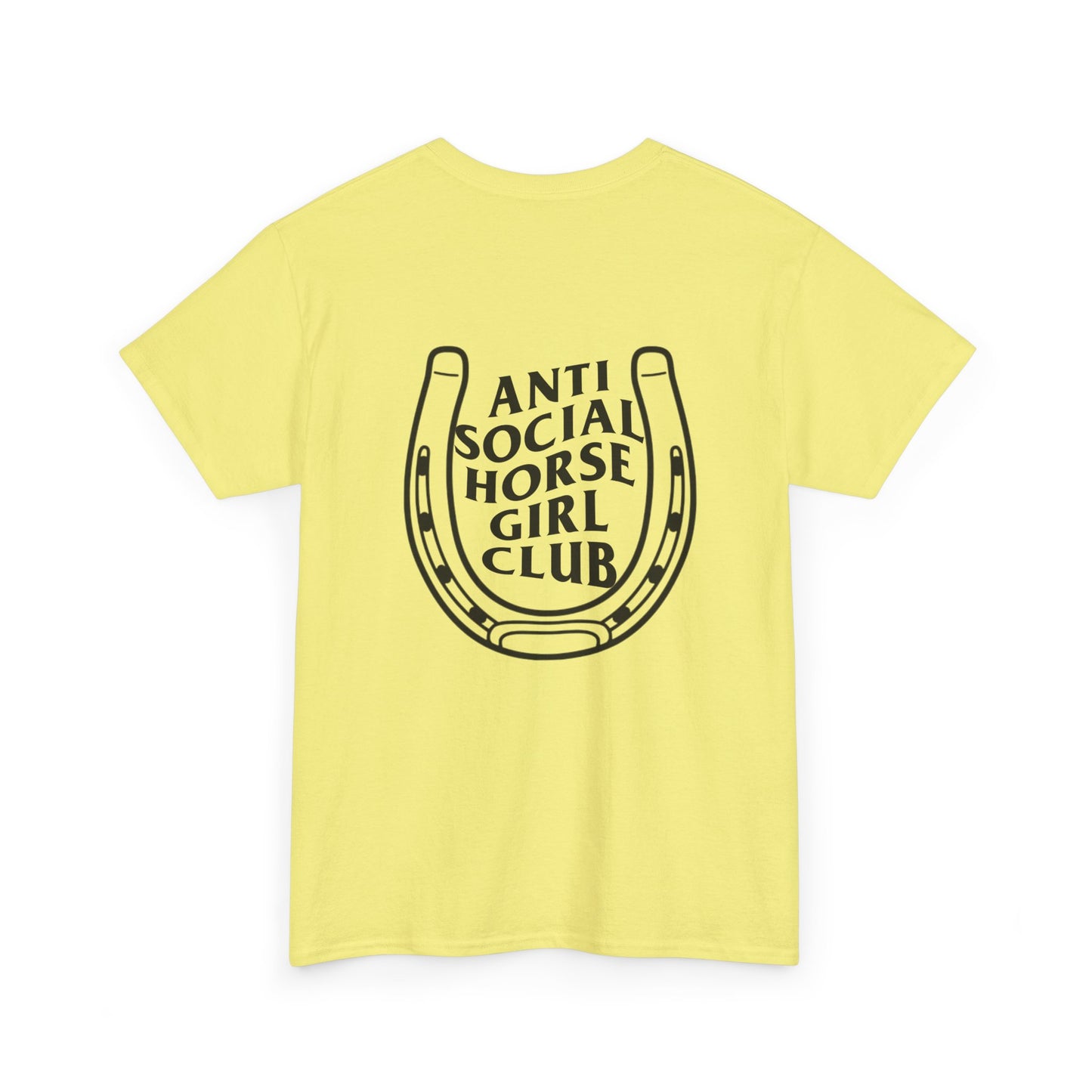 Anti Social Horse Club Unisex Heavy Cotton Tee |