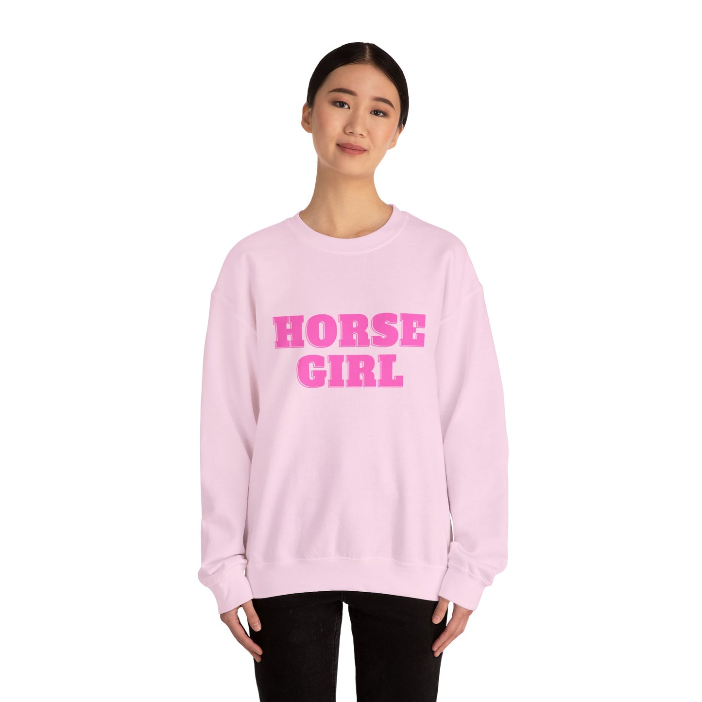 Horse Girl Unisex Heavy Blend™ Crewneck Sweatshirt