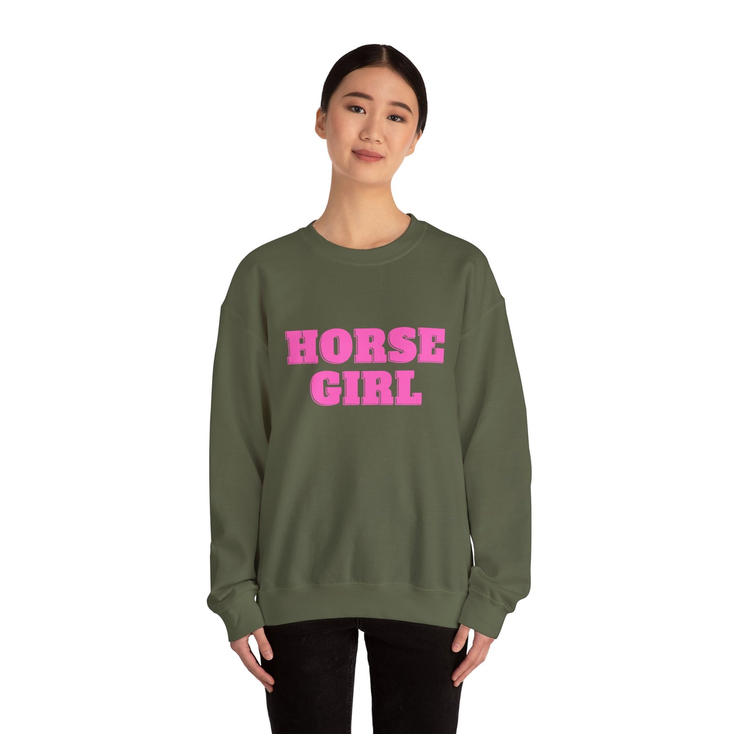 Horse Girl Unisex Heavy Blend™ Crewneck Sweatshirt