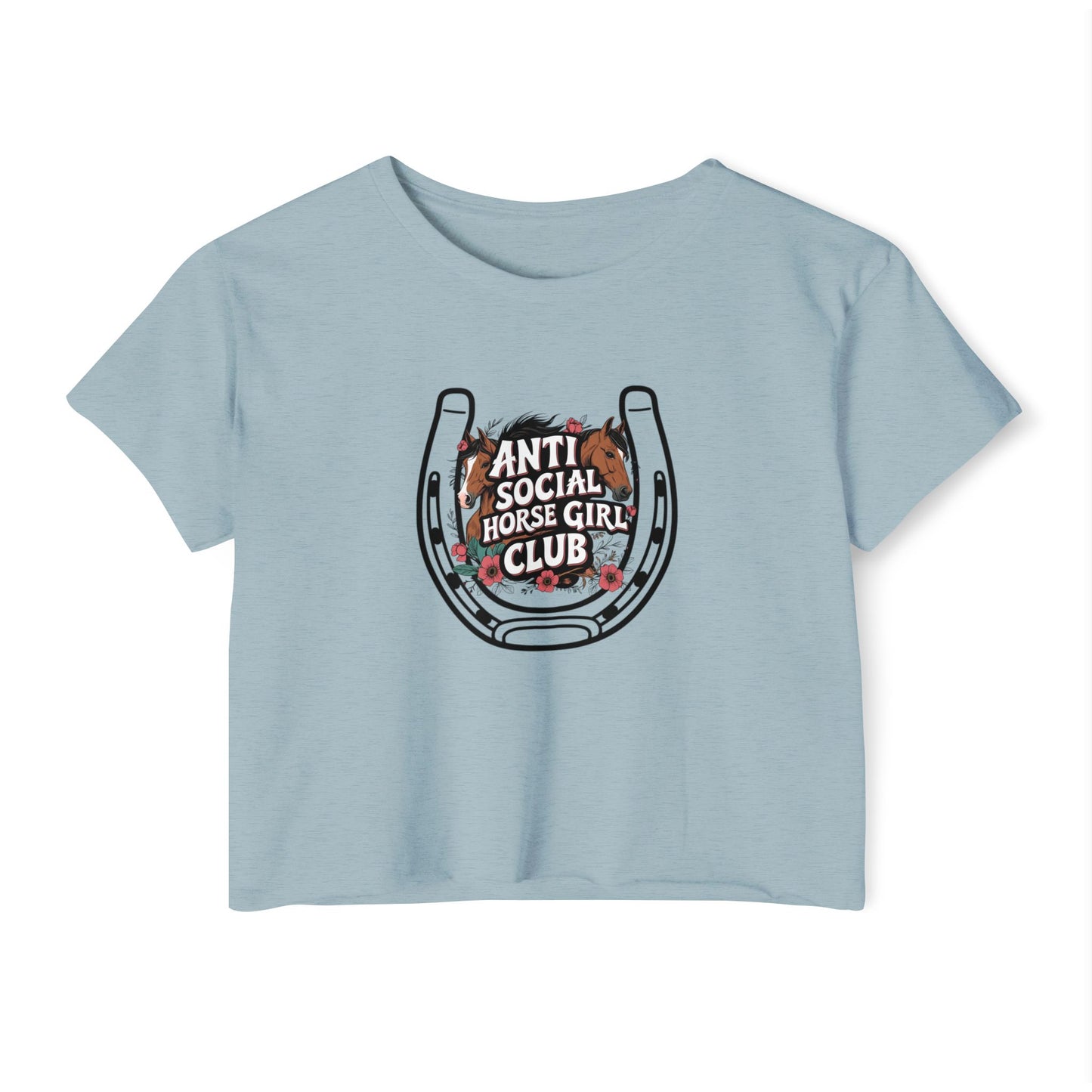 Anti Social Horse Girl Club Crop Top