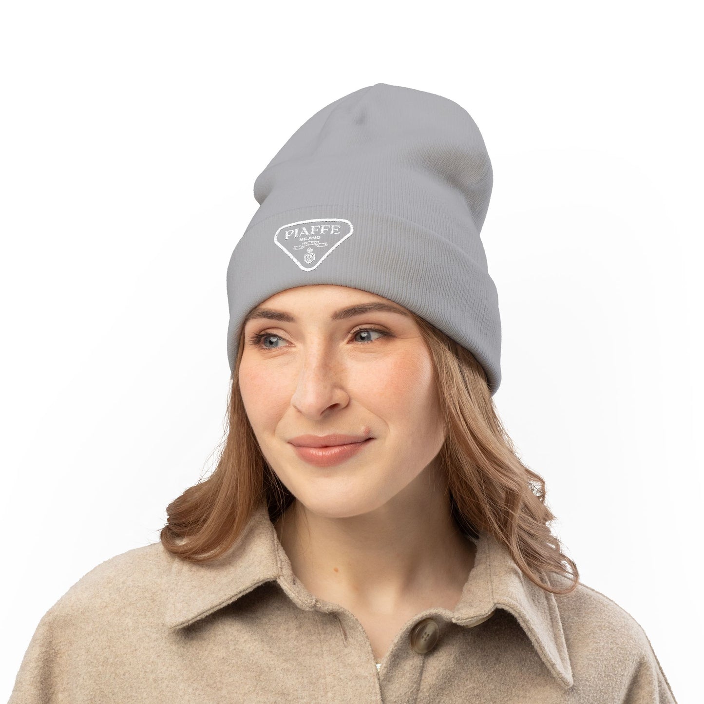 Embroidered Knit PIAFFE Beanie for Ultimate Comfort