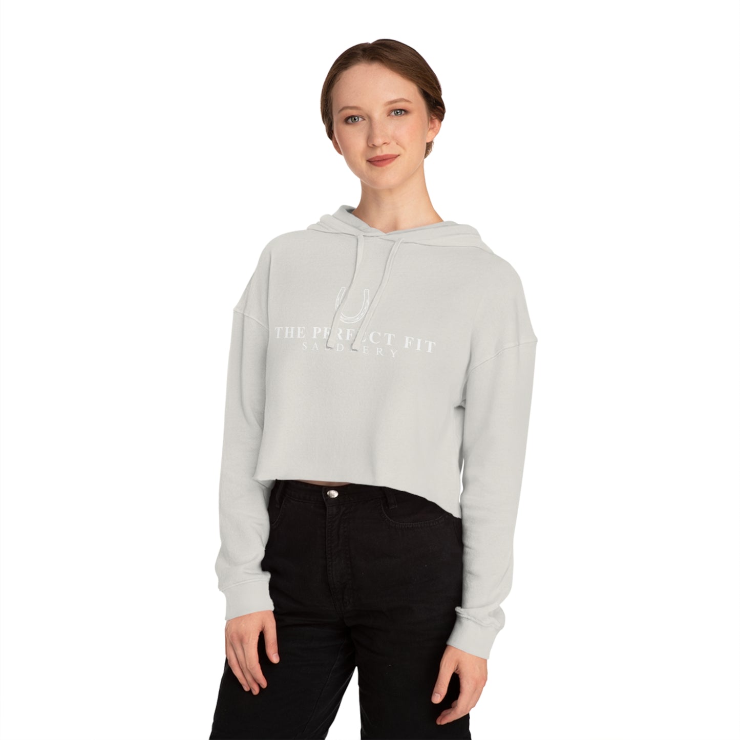 TPFS Cropped Hooded Sweatshirt