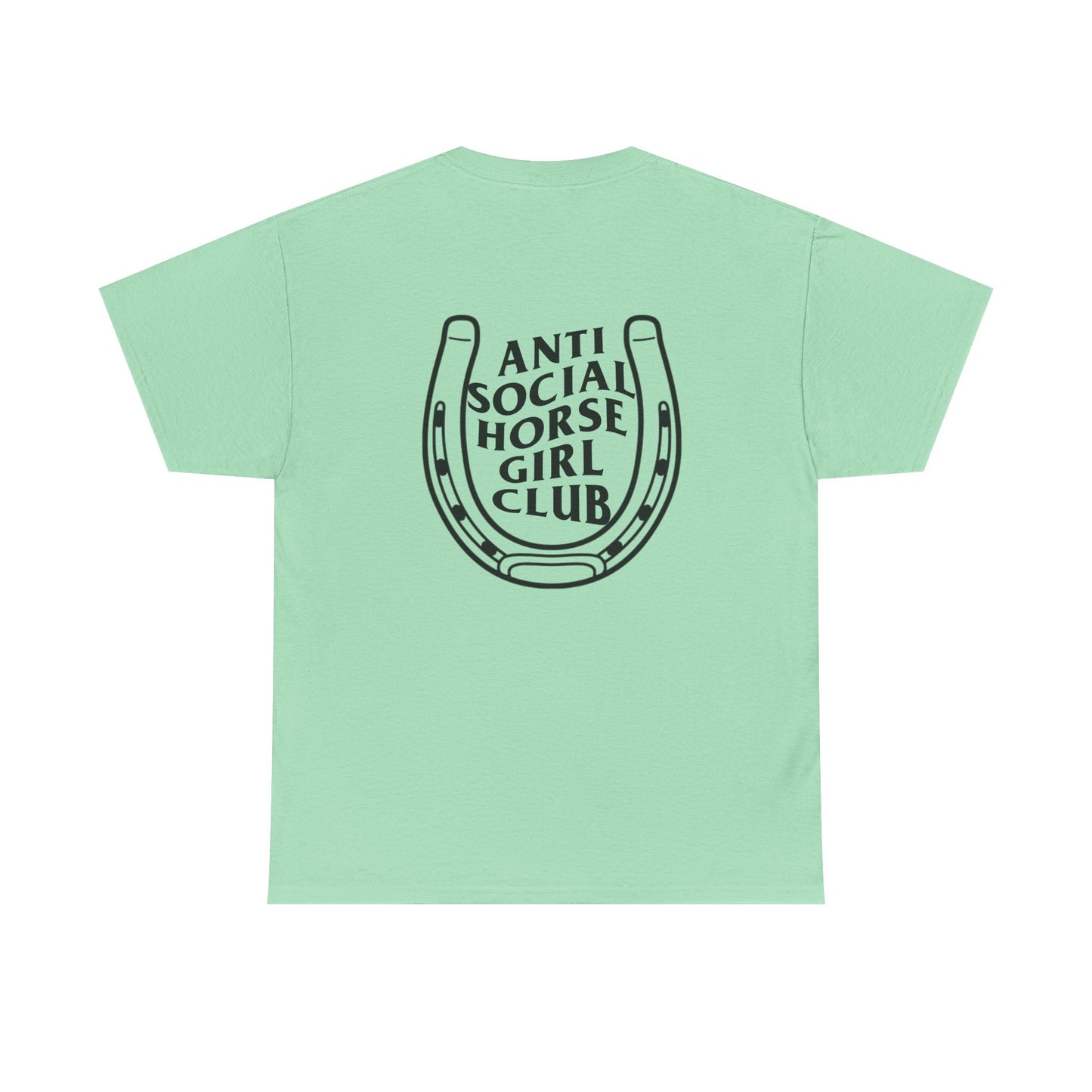 Anti Social Horse Club Unisex Heavy Cotton Tee |