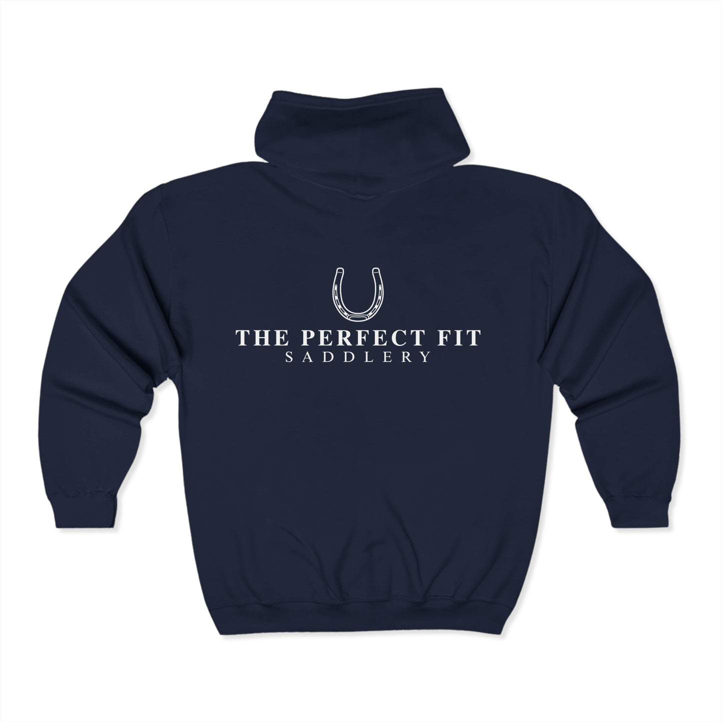 The Perfect Fit Saddlery zip up hoodie