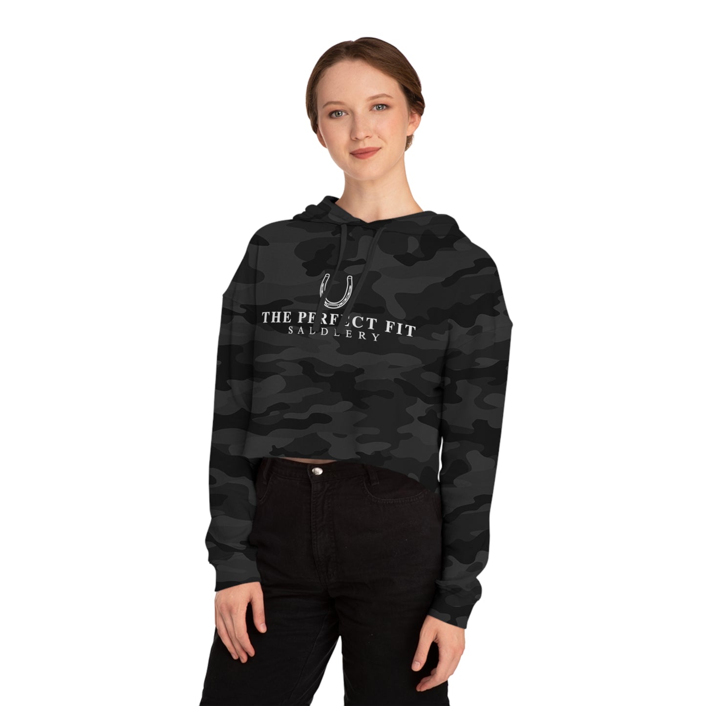 TPFS Cropped Hooded Sweatshirt