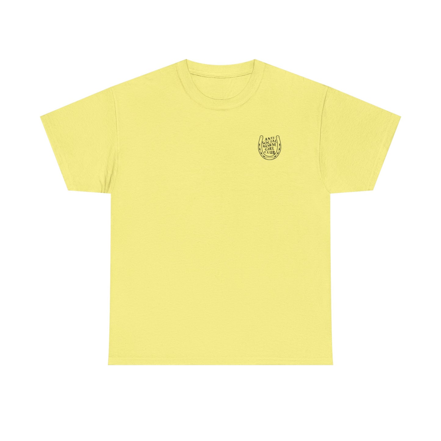 Anti Social Horse Club Unisex Heavy Cotton Tee |