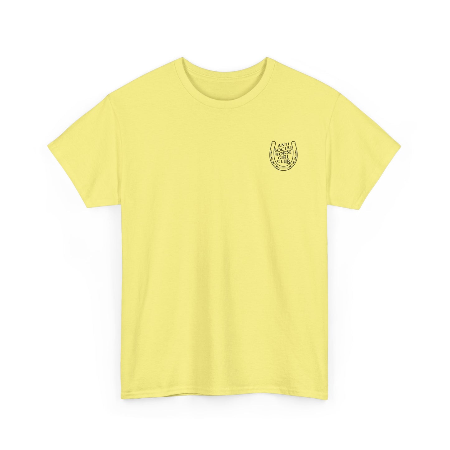 Anti Social Horse Club Unisex Heavy Cotton Tee |