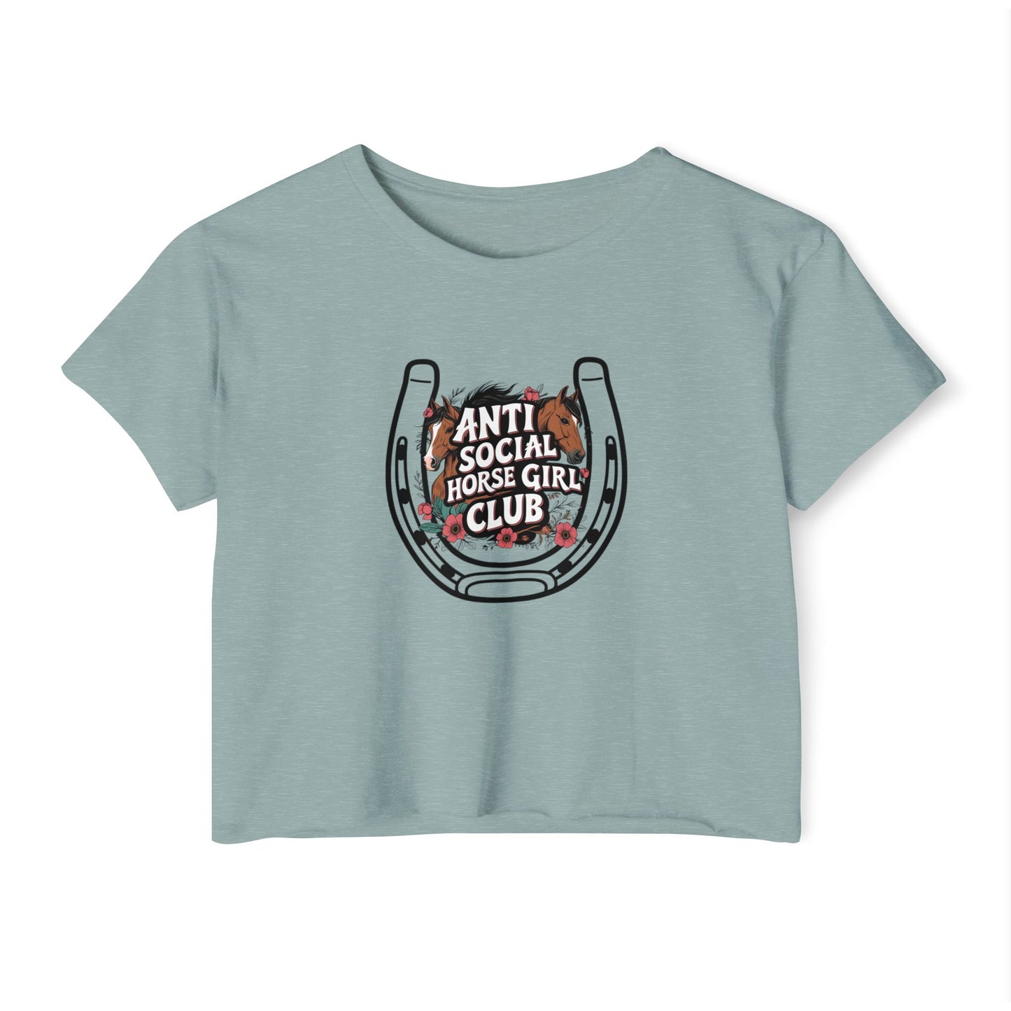 Anti Social Horse Girl Club Crop Top