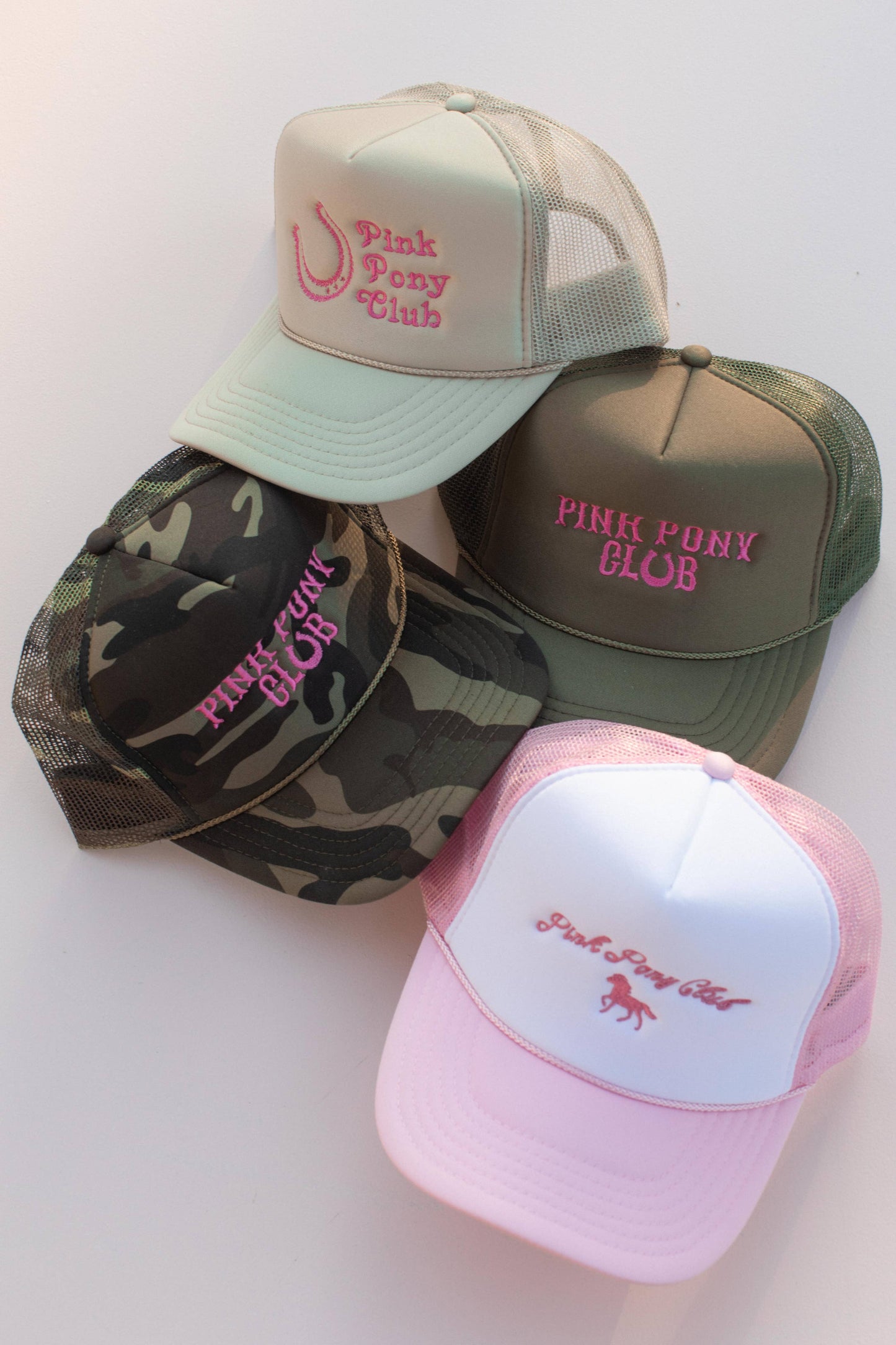 Embroidery Chappell Roan Pink Pony Club Trucker Hat
