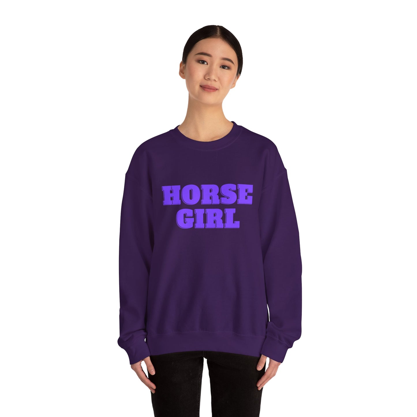 Horse Girl Unisex Heavy Blend™ Crewneck Sweatshirt