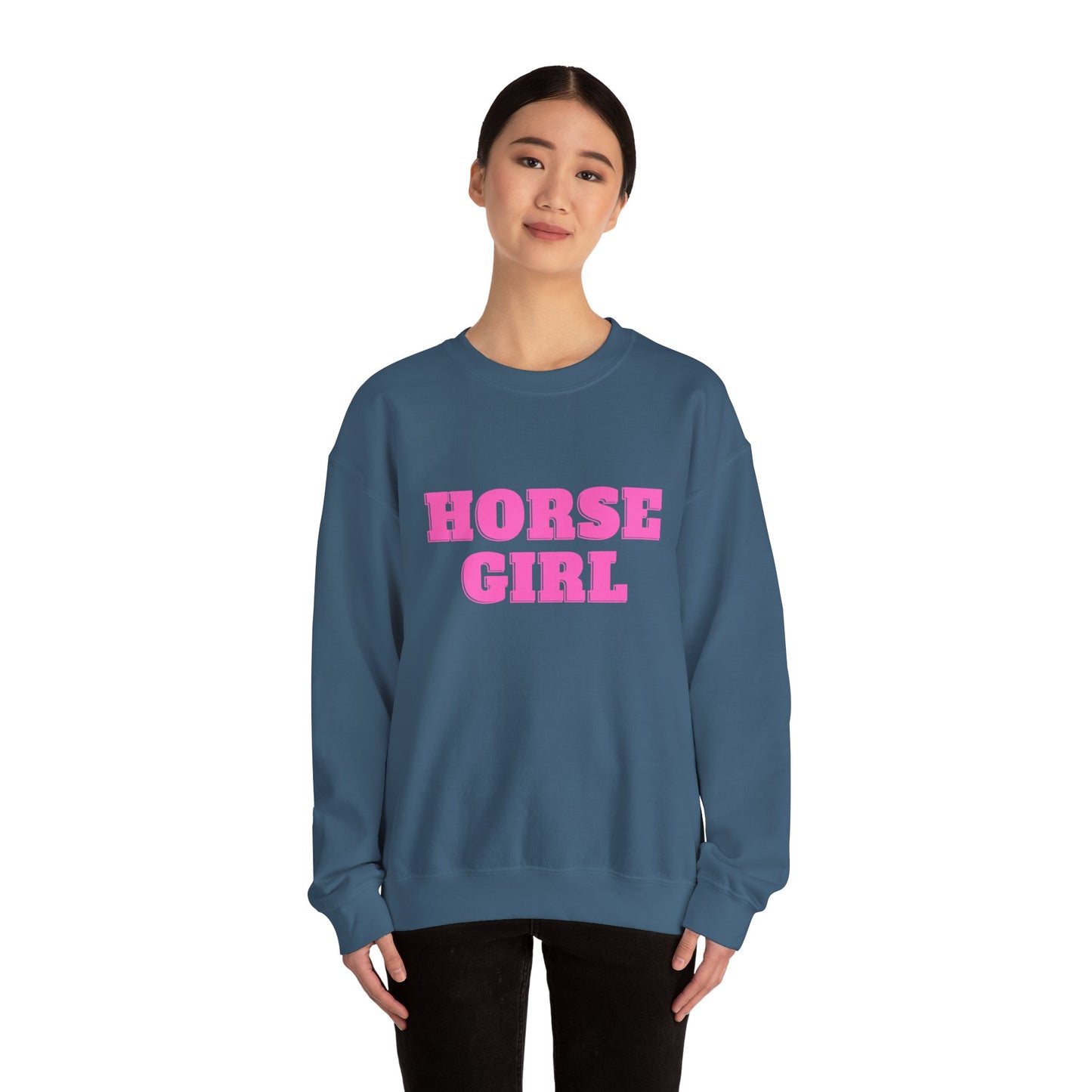 Horse Girl Unisex Heavy Blend™ Crewneck Sweatshirt