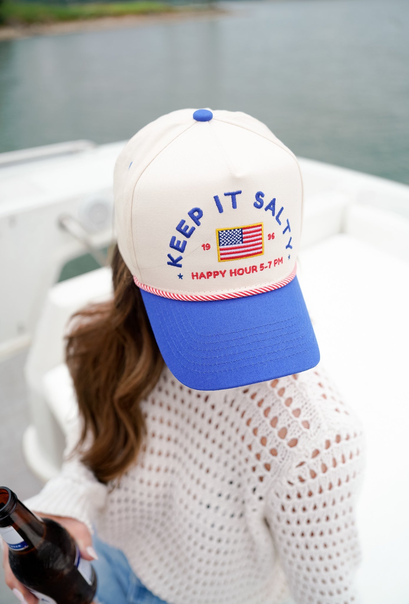 Keep it Salty - Royal Blue Vintage Trucker Hat