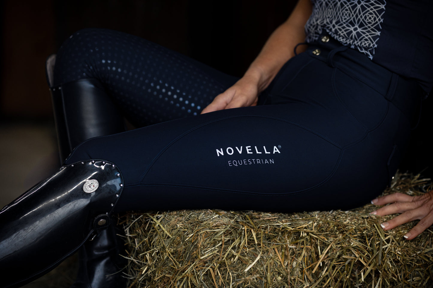 The Always Fits Full Seat Breech. (Navy Blue)