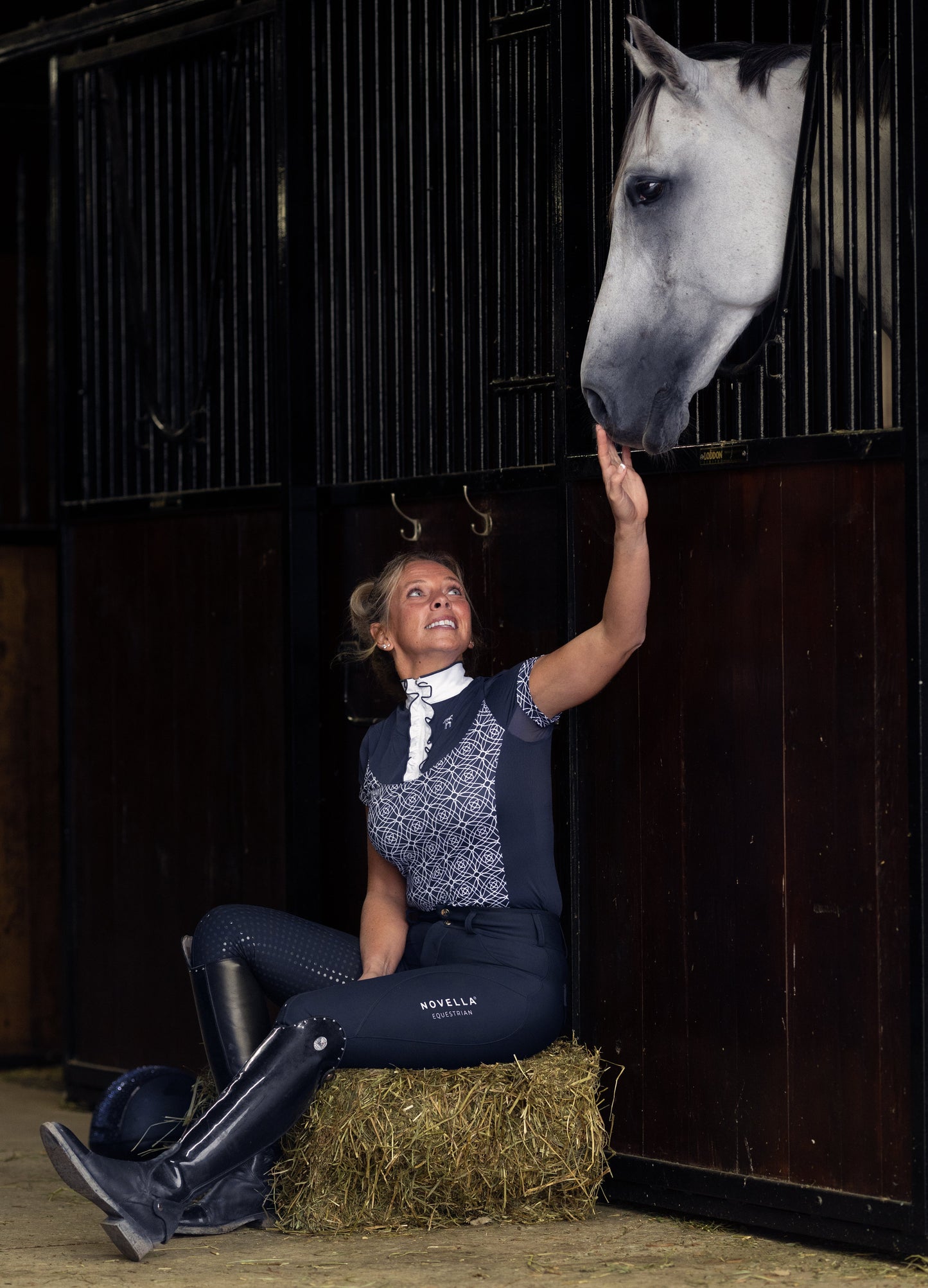 The Always Fits Full Seat Breech. (Navy Blue)