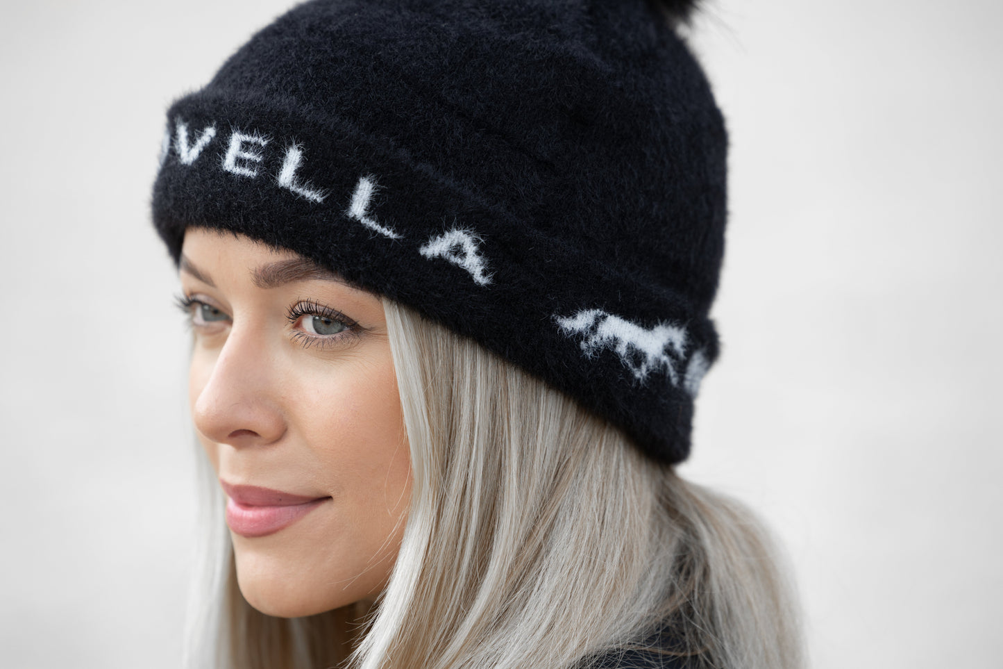 The Novella Pom Jacquard Hat.