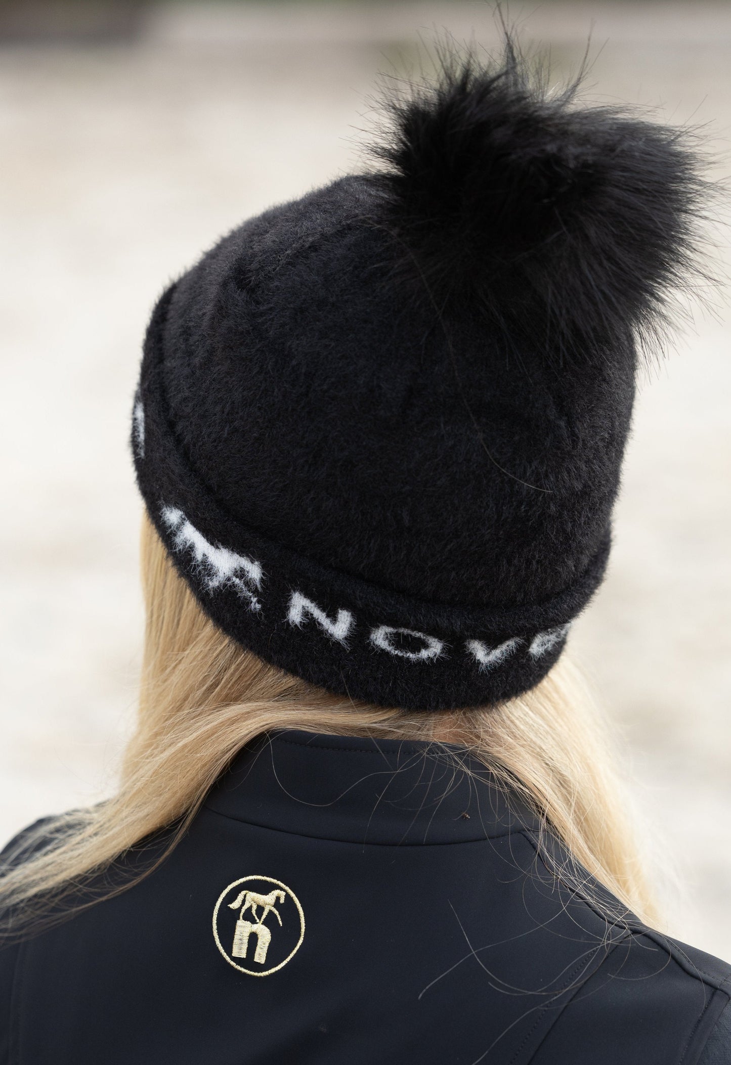 The Novella Pom Jacquard Hat.