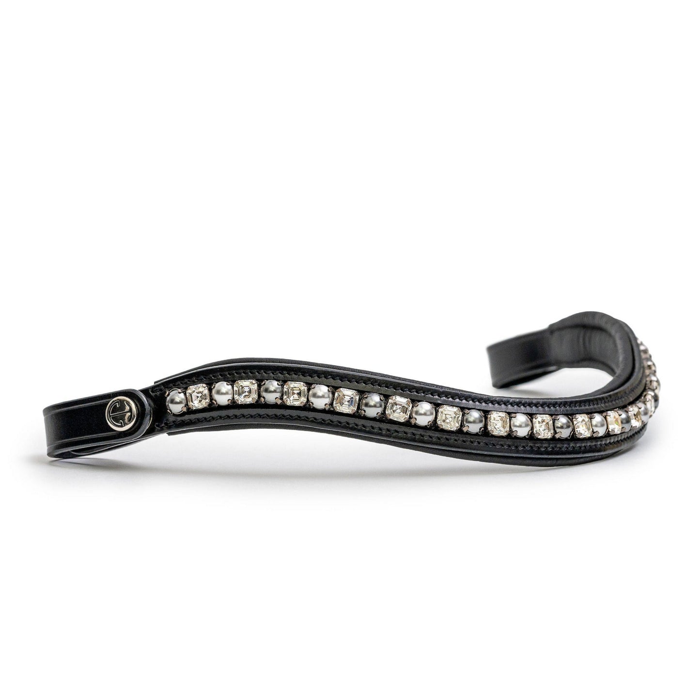 Brixton Non-Patent Black Leather Double Bridle