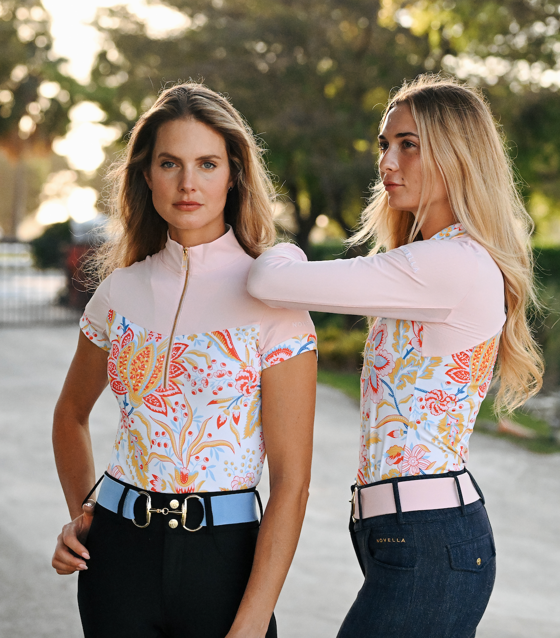The Novella Pastel Snaffle Belts (Posh Pink + Baby Blue)