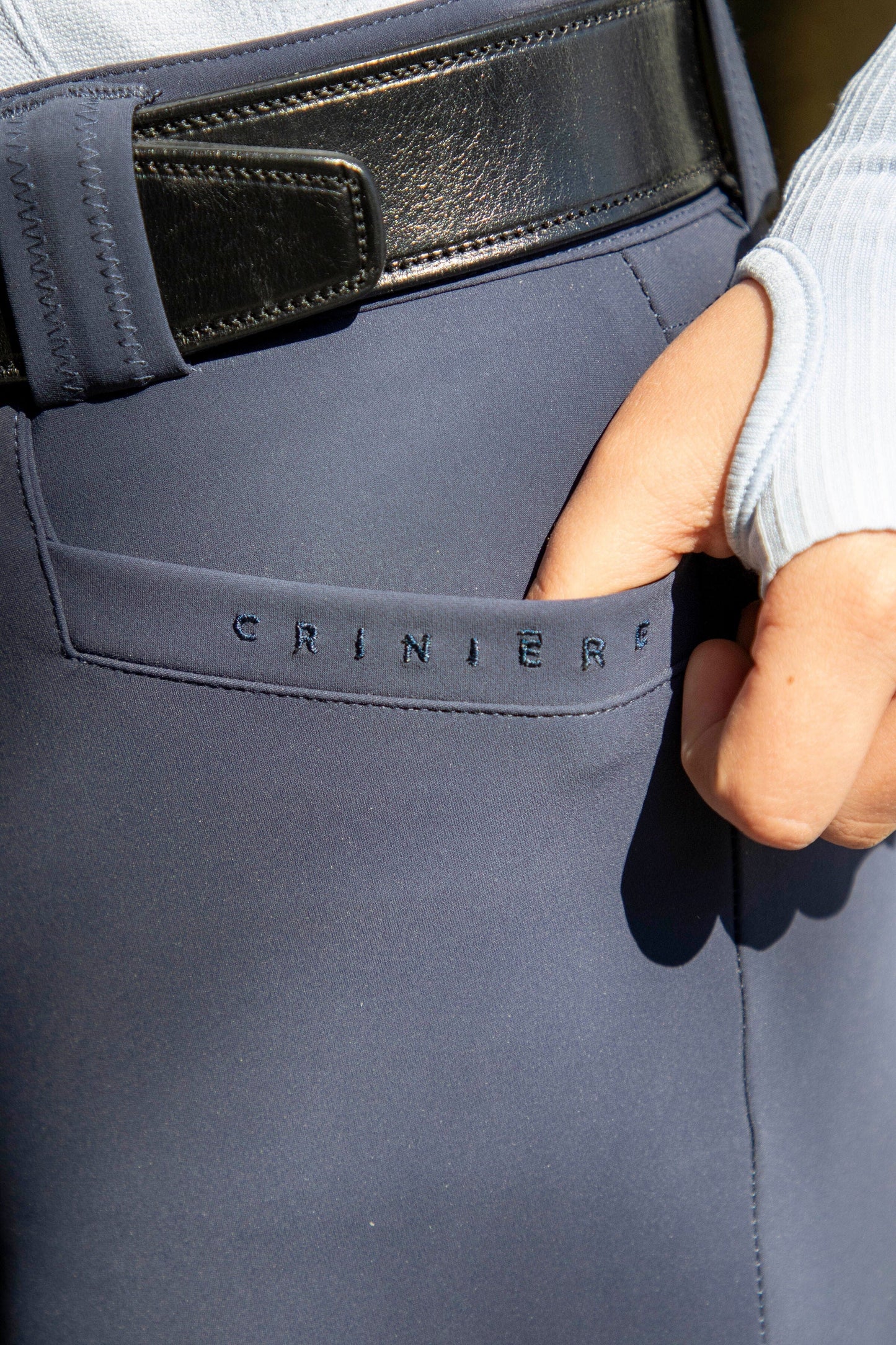 Juliette High Compression Breeches | Steel Blue