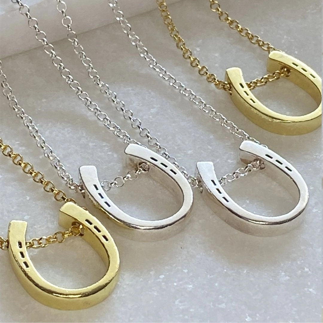 Classique Horseshoe & Chain Necklace