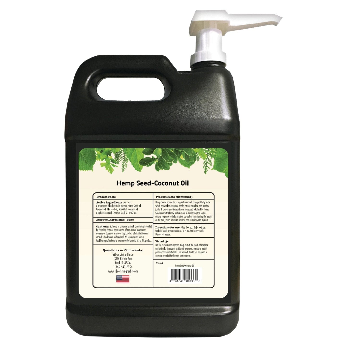 Hemp Seed-Coconut Oil for Horses