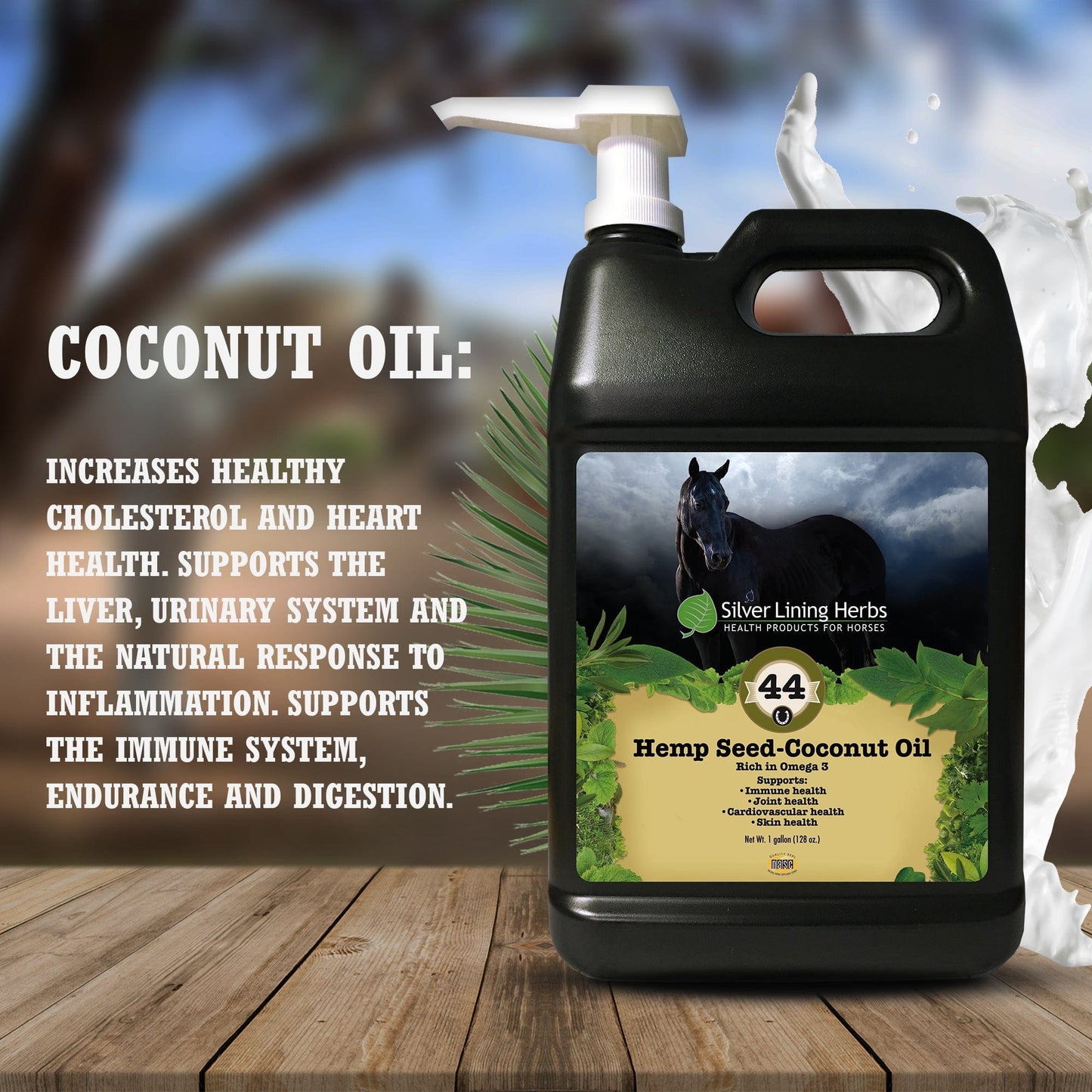 Hemp Seed-Coconut Oil for Horses