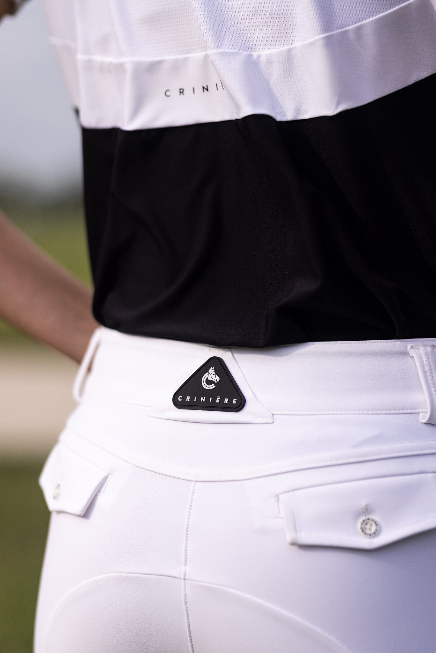 Juliette High Compression Show Breeches | White - Sample Sale