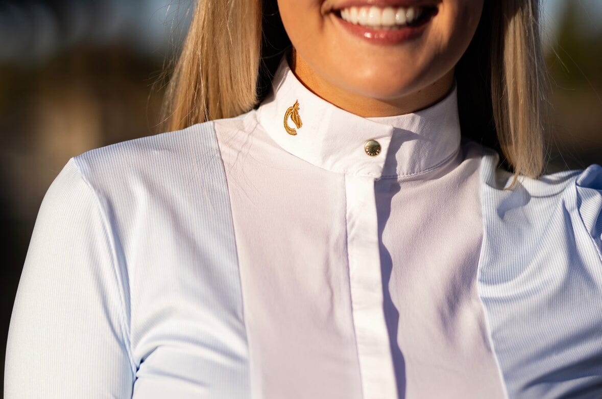 Monique Show Shirt | Breezy Blue Stripes