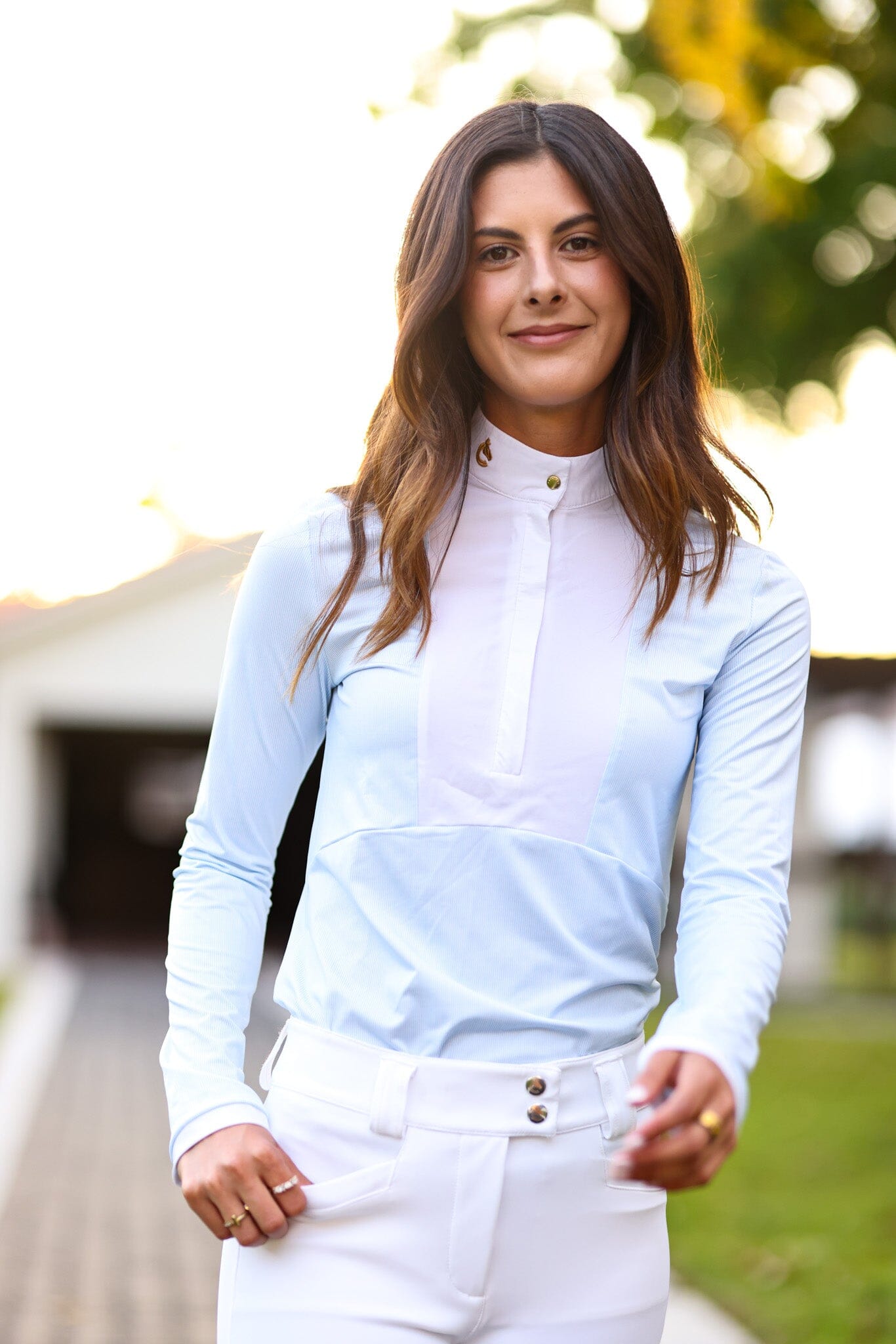 Monique Show Shirt | Breezy Blue Stripes
