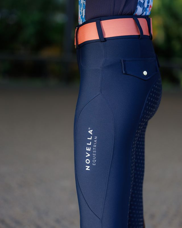 The Always Fits Full Seat Breech (Navy Blue)