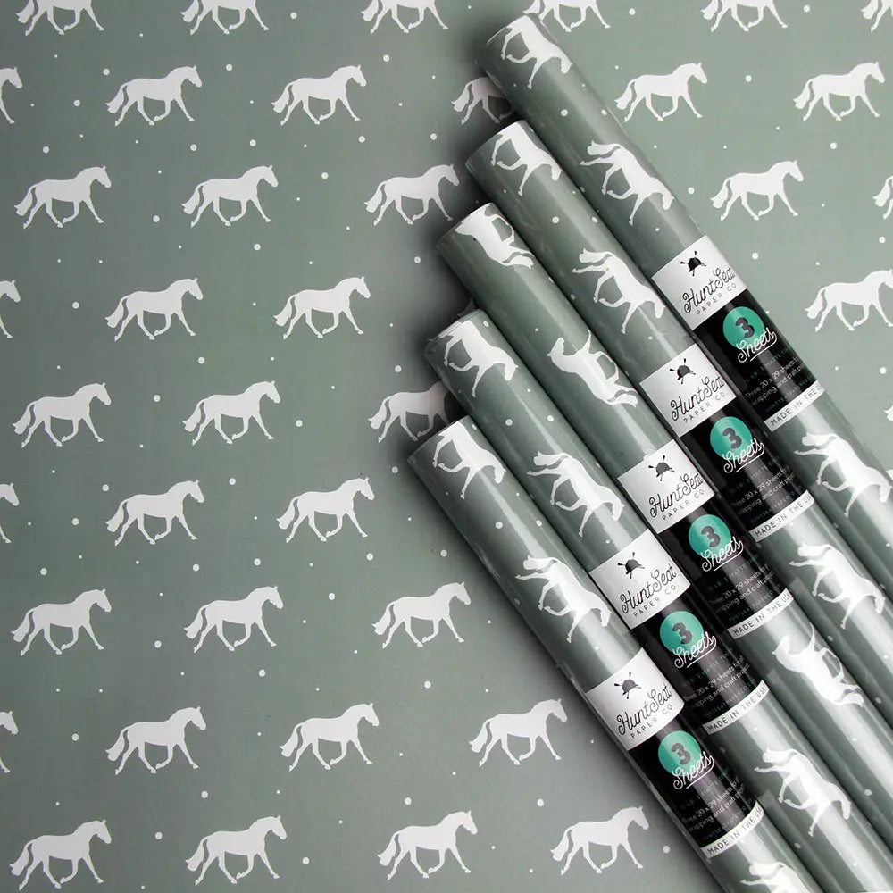 Christmas Horse Gift Wrap