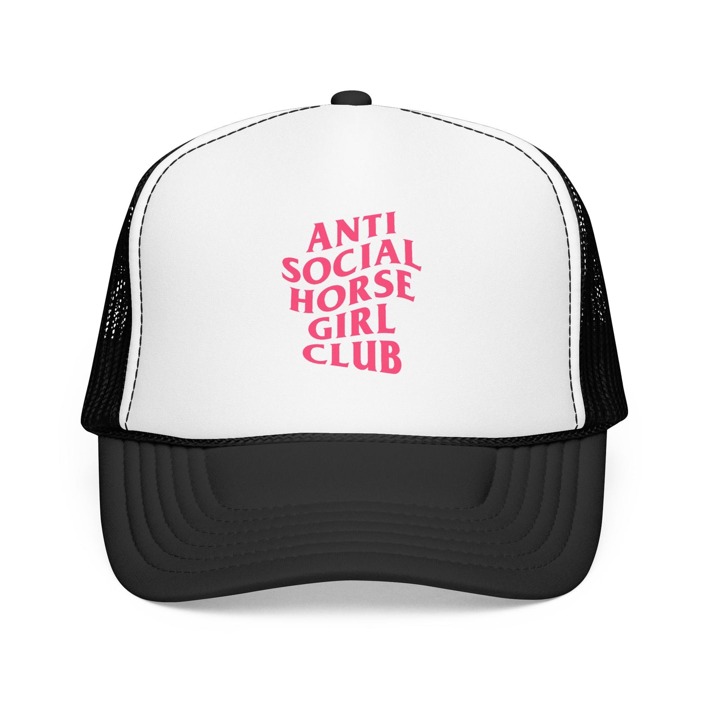 Anti Social Horse Girl Club Foam Trucker Hat
