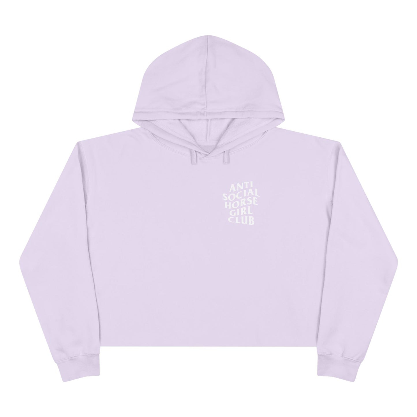 Anti-Social Horse Girl Club Crop Hoodie