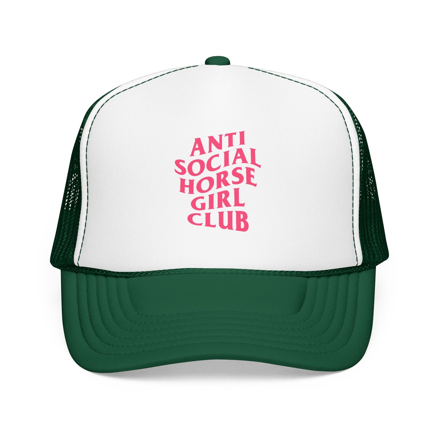 Anti Social Horse Girl Club Foam Trucker Hat