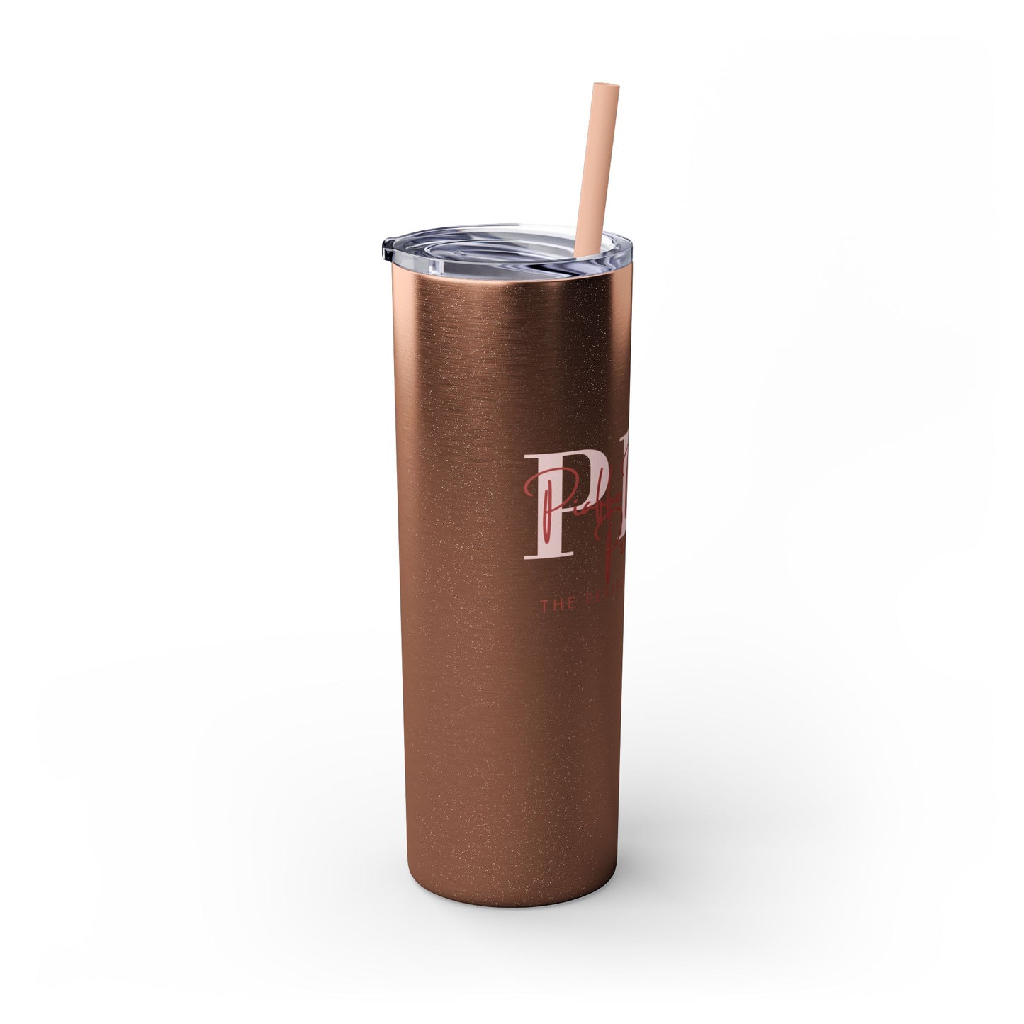 Triple P Skinny Tumbler with Straw, 20oz